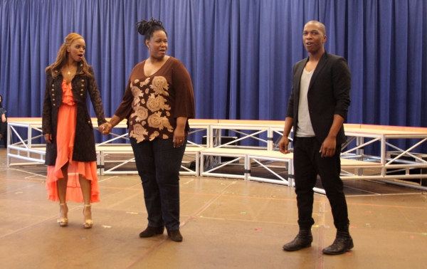 Photo Coverage: Raul Esparza, Jessica Phillips & LEAP OF FAITH Meets the Press! Image