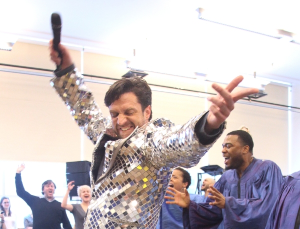 Photo Coverage: Raul Esparza, Jessica Phillips & LEAP OF FAITH Meets the Press! Image