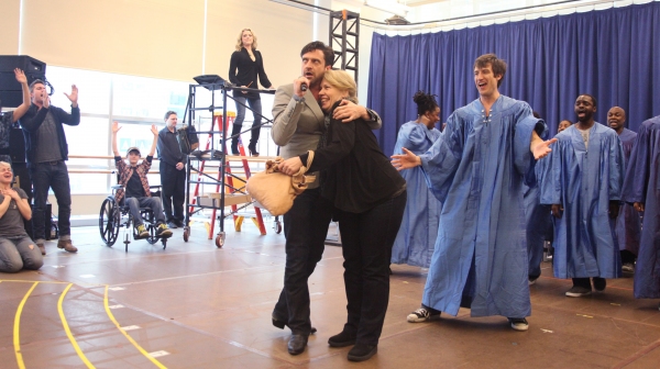 Photo Coverage: Raul Esparza, Jessica Phillips & LEAP OF FAITH Meets the Press! Image