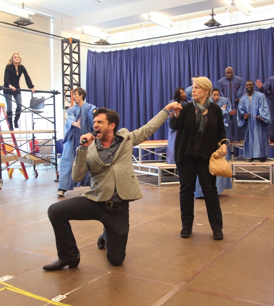 Photo Coverage: Raul Esparza, Jessica Phillips & LEAP OF FAITH Meets the Press! Image