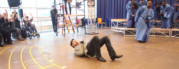 Photo Coverage: Raul Esparza, Jessica Phillips & LEAP OF FAITH Meets the Press! Image