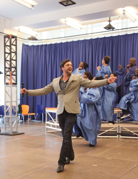 Photo Coverage: Raul Esparza, Jessica Phillips & LEAP OF FAITH Meets the Press! Image