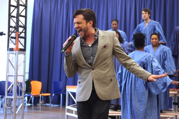 Photo Coverage: Raul Esparza, Jessica Phillips & LEAP OF FAITH Meets the Press! Image