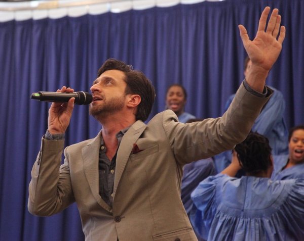 Photo Coverage: Raul Esparza, Jessica Phillips & LEAP OF FAITH Meets the Press! Image
