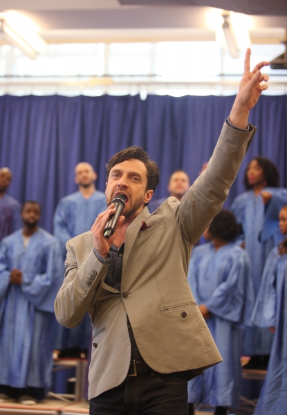 Photo Coverage: Raul Esparza, Jessica Phillips & LEAP OF FAITH Meets the Press! Image