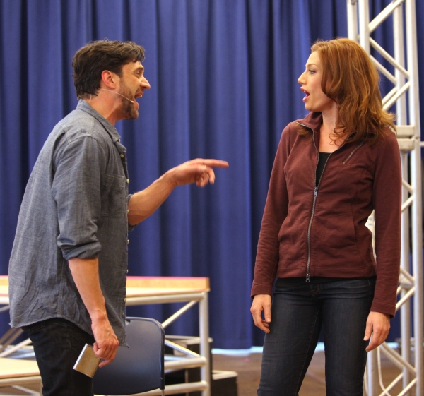 Photo Coverage: Raul Esparza, Jessica Phillips & LEAP OF FAITH Meets the Press! Image