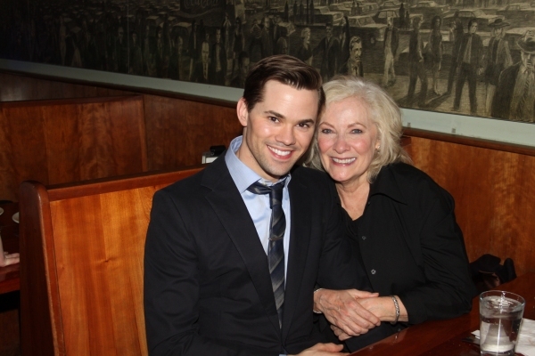 Andrew Rannells and Betty Buckley.  Photos by Linda Lenzi Photo