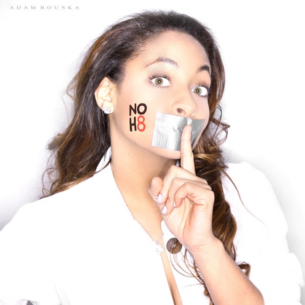 Photo Flash: Idina Menzel, Raven Symone Featured in NOH8 Campaign Shots Image