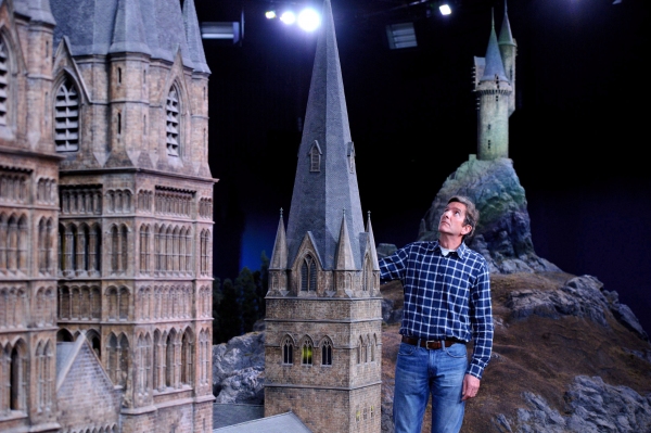Model superviser, Jose Granel with Hogwarts Castle  Photo