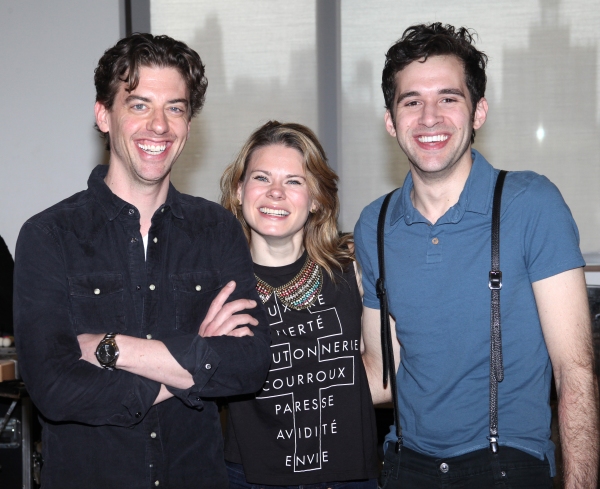 Christian Borle & Celia Keenan-Bolger & Adam Chanler-Berat  at 