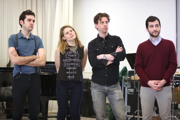 Christian Borle & Celia Keenan-Bolger & Adam Chanler-Berat & Teddy Bergman  Photo