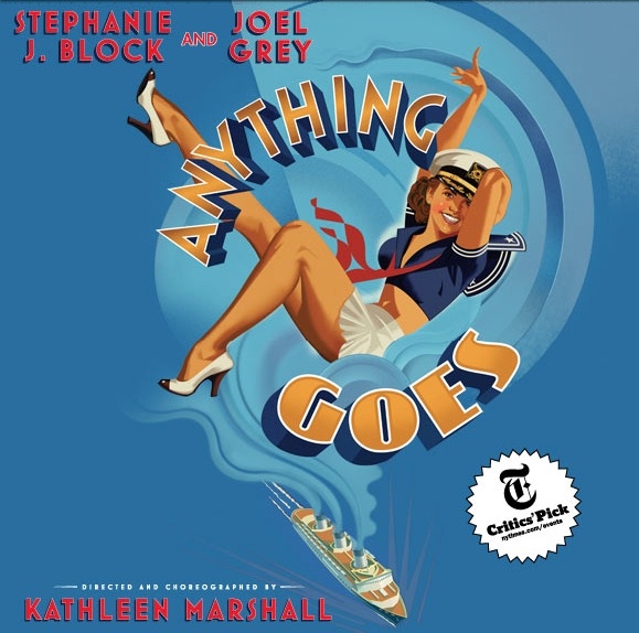 Photo Flash: New Artwork Revealed for ANYTHING GOES Starring Stephanie J. Block! Image