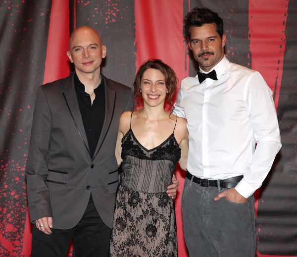Michael Cerveris, Elena Roger and Ricky Martin Photo