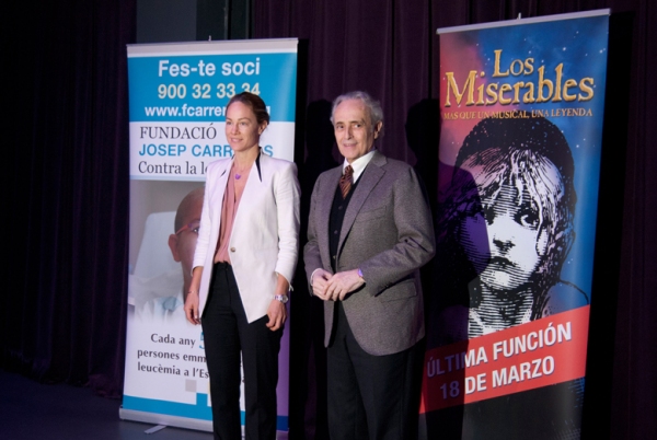 Julia Gomez Cora y Josep Carreras Photo