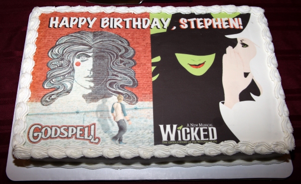 Photo Coverage: GODSPELL & WICKED Wish Stephen Schwartz a Happy Belated Birthday! Image