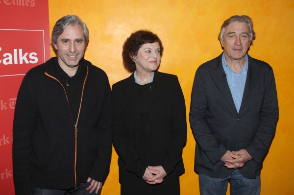  Robert De Niro & Paul Weitz with moderator Janet Maslin  Photo