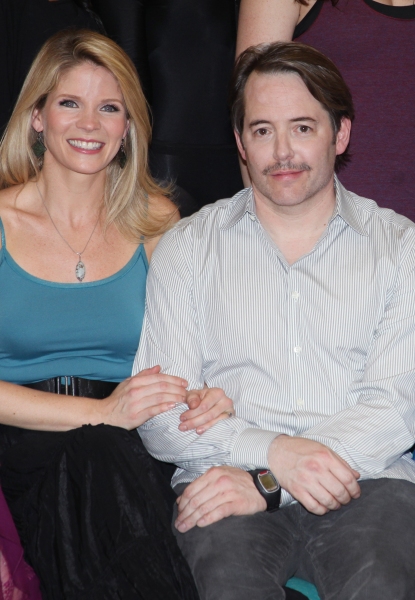 Photo Coverage: NICE WORK IF YOU CAN GET IT Meets the Press - Matthew Broderick, Kelli O'Hara and More! Image