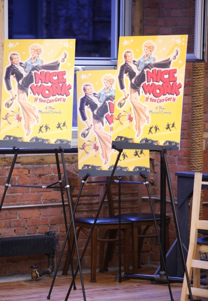 Photo Coverage: NICE WORK IF YOU CAN GET IT Meets the Press - Matthew Broderick, Kelli O'Hara and More! Image