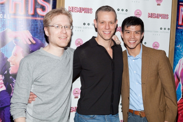 Anthony Rapp, Adam Pascal and Telly Leung Photo