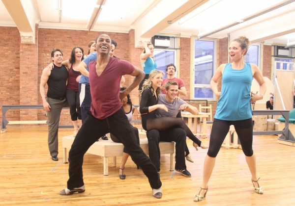 Photo Coverage: NICE WORK IF YOU CAN GET IT Meets the Press - Matthew Broderick, Kelli O'Hara and More! Image