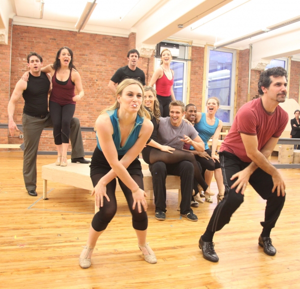 Photo Coverage: NICE WORK IF YOU CAN GET IT Meets the Press - Matthew Broderick, Kelli O'Hara and More! Image