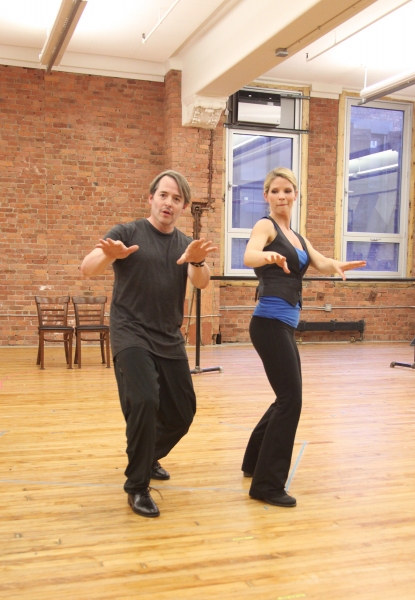 Photo Coverage: NICE WORK IF YOU CAN GET IT Meets the Press - Matthew Broderick, Kelli O'Hara and More! Image