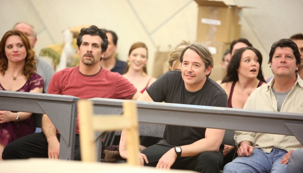 Photo Coverage: NICE WORK IF YOU CAN GET IT Meets the Press - Matthew Broderick, Kelli O'Hara and More! Image