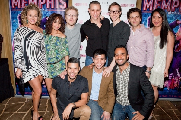 Anthony Rapp, Wilson Cruz, Telly Leung and former "Rent" cast members come to support Photo