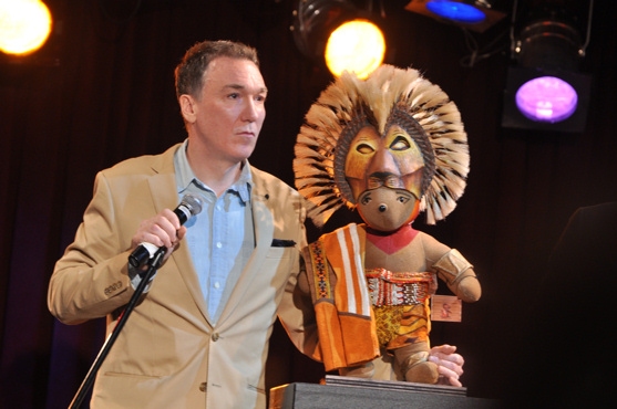 Patrick Page and The Lion King Bear Photo