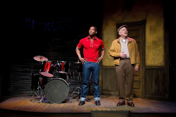 Royce Johnson as Luigi Wells, and Scott Robertson as George Hollewinski  Photo