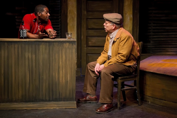 Royce Johnson as Luigi Wells, and Scott Robertson as George Hollewinski  Photo