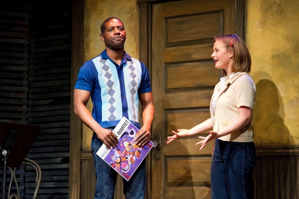 Rosebud Baker as Mary Margaret Irzandowsky and Royce Johnson as Luigi Wells Photo