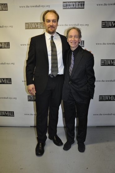 Alexander Gemignani (Director of tonight's show) and Scott Siegel Photo
