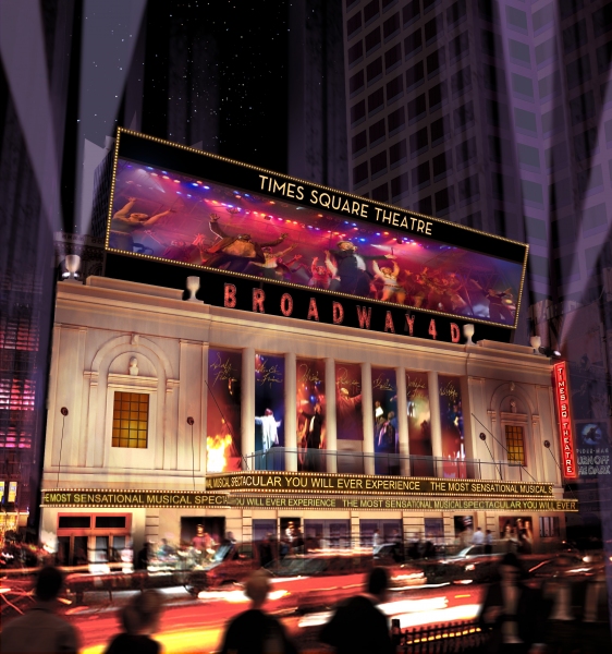Photo Flash: Times Square Theater to Be Renovated; Re-Open in 2013 with Star-Filled BROADWAY SENSATION - A 4D MUSICAL SPECTACULAR 