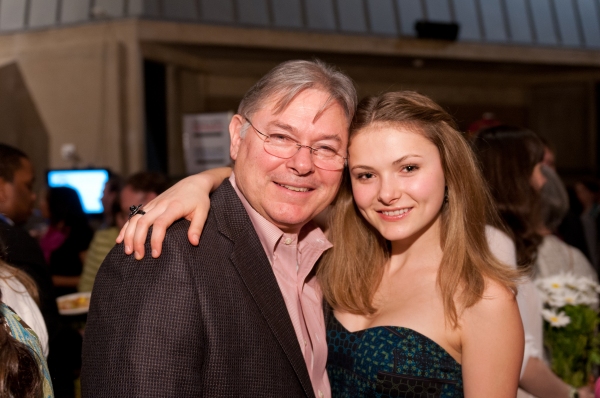 Bill Schreiner with daughter June Schreiner Photo