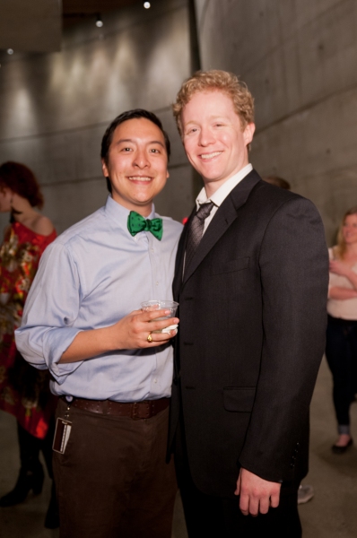 Arena Stage Casting Director Daniel Pruksarnukul with Davis Chandler Hasty Photo