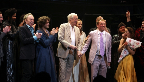 Andrew Lloyd Webber & Tim Rice with Josh Young, Paul Nolan, Chilina Kennedy, Director Photo