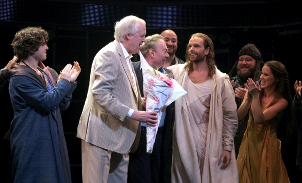 Andrew Lloyd Webber & Tim Rice with Josh Young, Paul Nolan, Chilina Kennedy & Company Photo