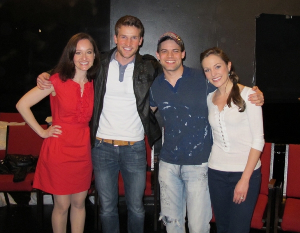 Photo Flash: Jeremy Jordan, Laura Osnes, et al. at BONNIE & CLYDE Listening Party! Image