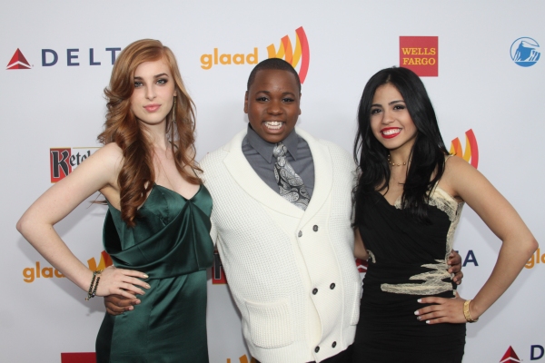 Marissa Von Bleicken, Alex Newell and Emily Vasquez Photo