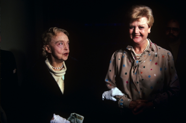 Photo Blast From The Past: Angela Lansbury & Lillian Gish Image