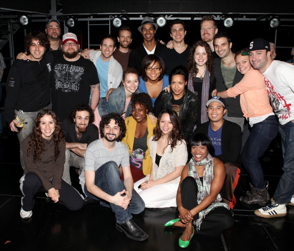 Josh Young and other cast members making their Broadway Debut Photo