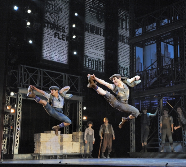 Photo Flash: EXTRA! EXTRA! First Look at NEWSIES on Broadway! Image