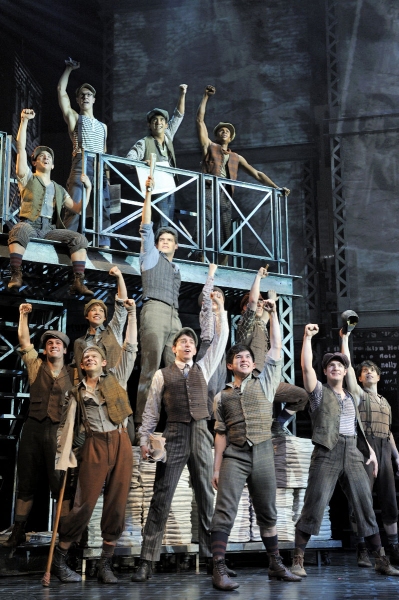 Photo Flash: EXTRA! EXTRA! First Look at NEWSIES on Broadway! Image