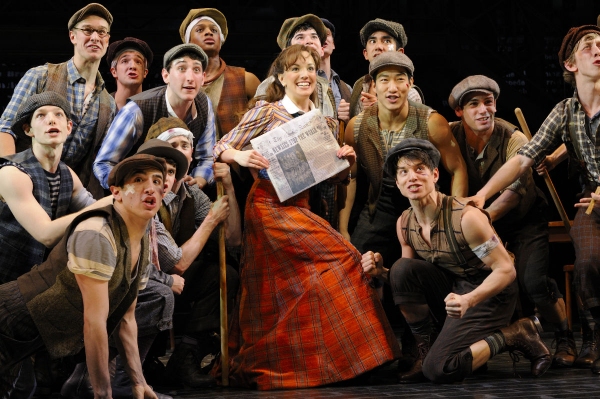 Photo Flash: EXTRA! EXTRA! First Look at NEWSIES on Broadway! Image