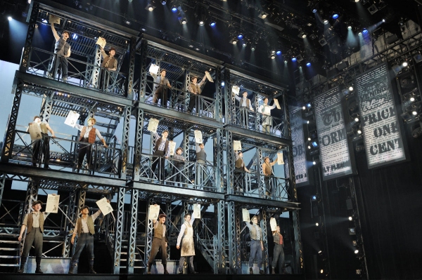 Photo Flash: EXTRA! EXTRA! First Look at NEWSIES on Broadway! Image