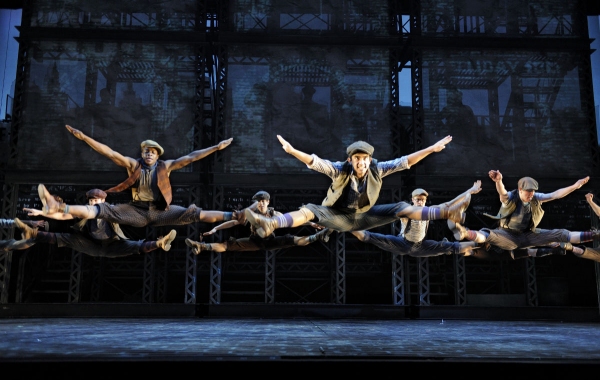 Photo Flash: EXTRA! EXTRA! First Look at NEWSIES on Broadway! Image