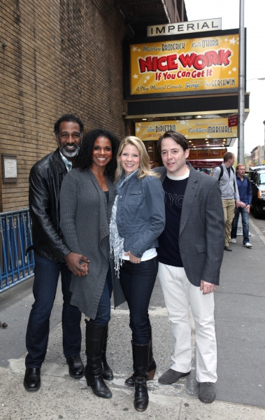 Audra McDonald, Norm Lewis, Kelli O'Hara & Matthew Broderick Photo