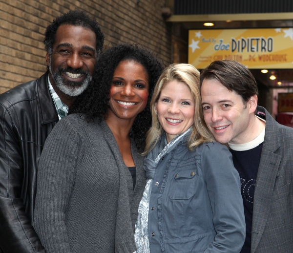Photo Coverage: Audra McDonald & Norm Lewis Welcome New Neighbors Kelli O'Hara & Matthew Broderick to the Block! Image