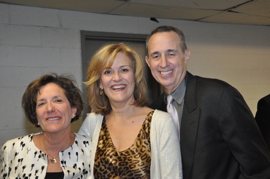 Julie Gold (Board of Directors Award), Karen Mason, and David Friedman (Lifetime Achi Photo